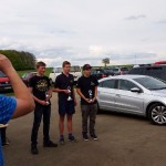 Sieger der Junioren - V. l.: Ondrej Schreiber (3), Johannes Krischke (2), Bernhard Flixeder (1)